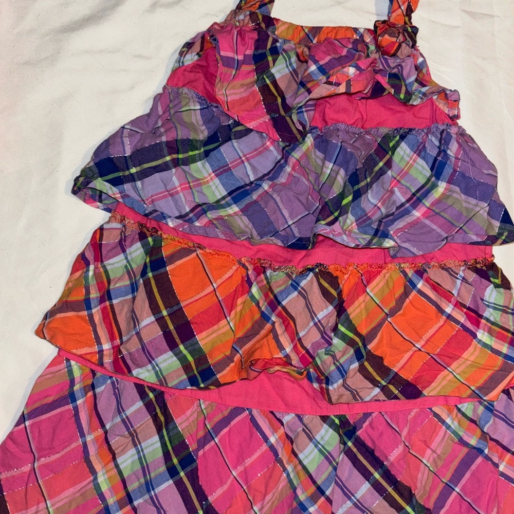 Vibrant Multicolor Ruffle Dress